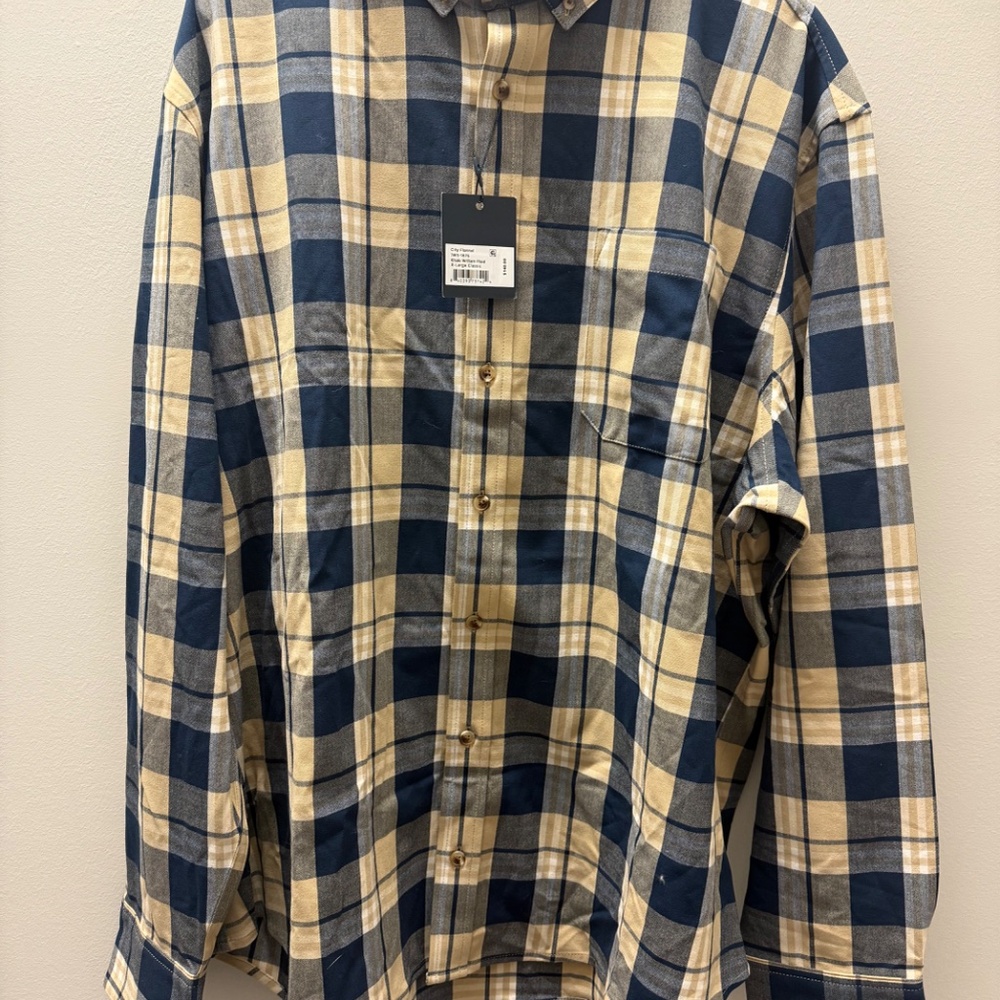 NWT Men's Flannel, Sz XL